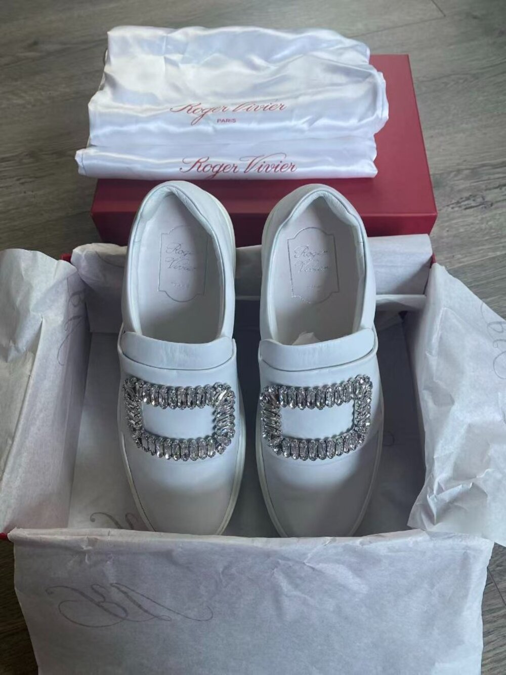 Roger Vivier Leather Trainer- Size 38 EU